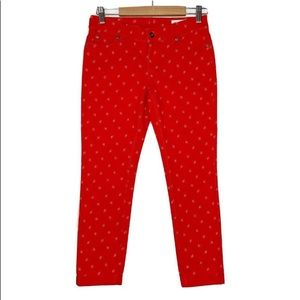 Vince Camuto Red Skinny Jeans